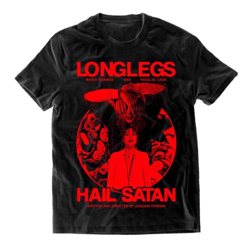 Kaos Movie/Film Horror LONGLEGS Tshirt