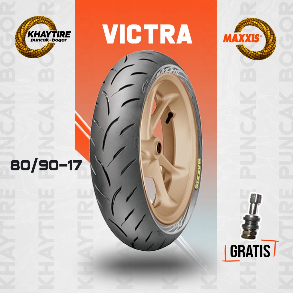 Ban Tubles Motor Bebek MAXXIS VICTRA 80/90 Ring 17 - KENDA K488