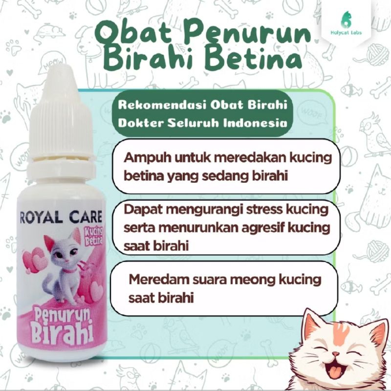 Royal Care Penurun Birahi Kucing Jantan dan Kucing Betina