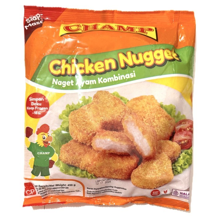 

Champ Chicken Nugget 450 gram