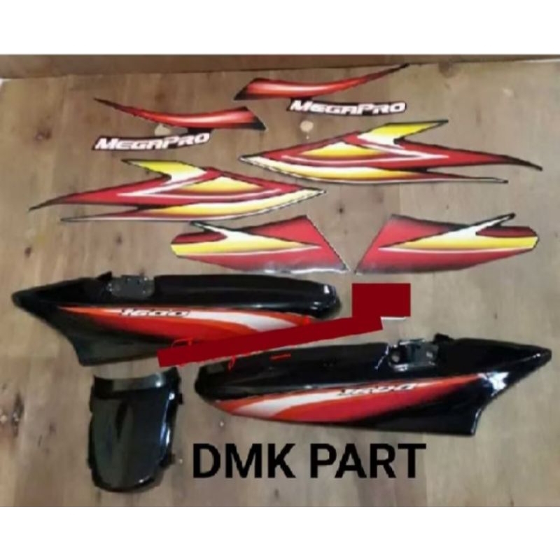 cover body megapro hiu/megapro lama set setriping