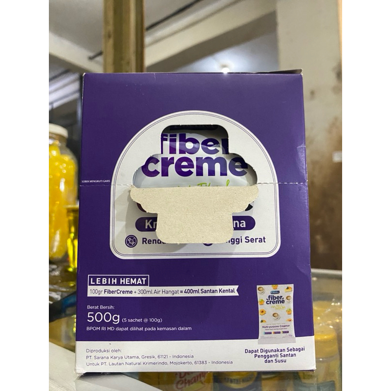 

Fiber Creme 100gram , Krim serba guna