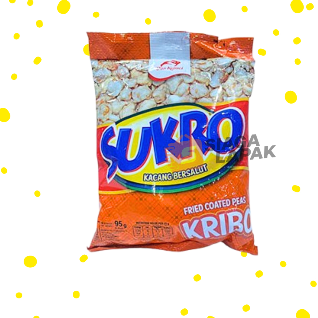 

Kacang Sukro Kribo 38gr Fried Coated Peas Kacang Bersalut