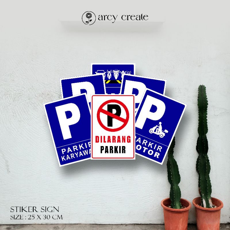 

Stiker Parkir Kawryawan