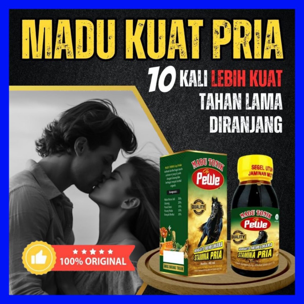 

Madu Tonik Pewe Asli Madukuat Herbal Alami untuk Stamina Pria Herbal Kuat Tahan Lama Di Ranjang