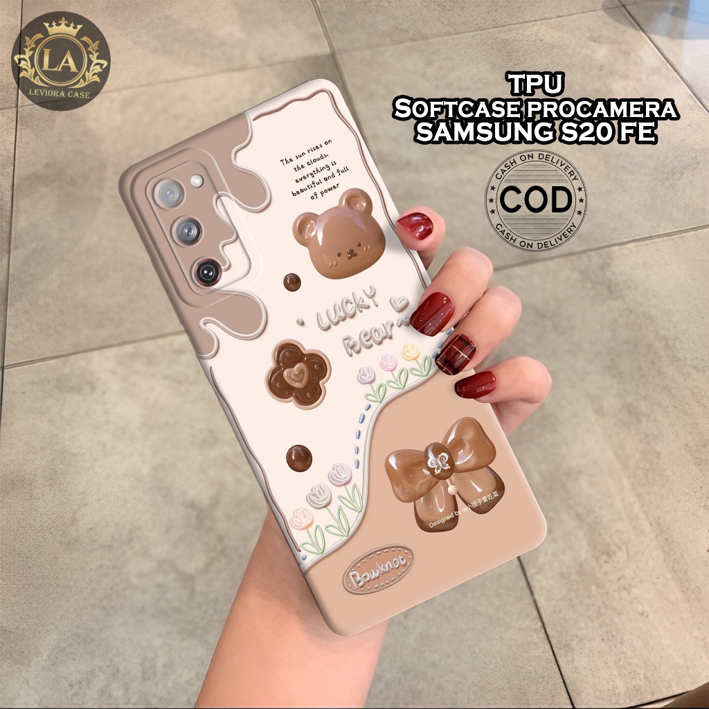 Case Samsung S20 FE Terbaru - Leviora Case - Fashion Case Bear - Softcase Samsung S20 FE - Case Pro 