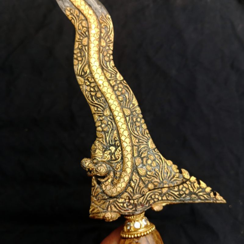 koleksi Dhapur Nogo Sosro Luk 13 Kinatah Sepuh Emas Gagah Istimewa