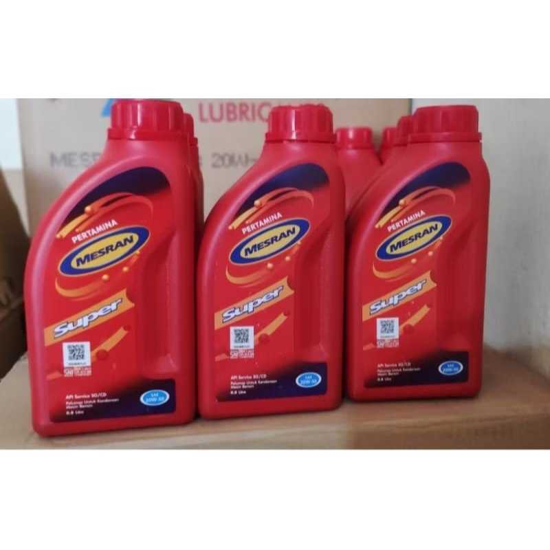 Oli Mesran Super 1 Liter | Mesran Super Pertamina 1L