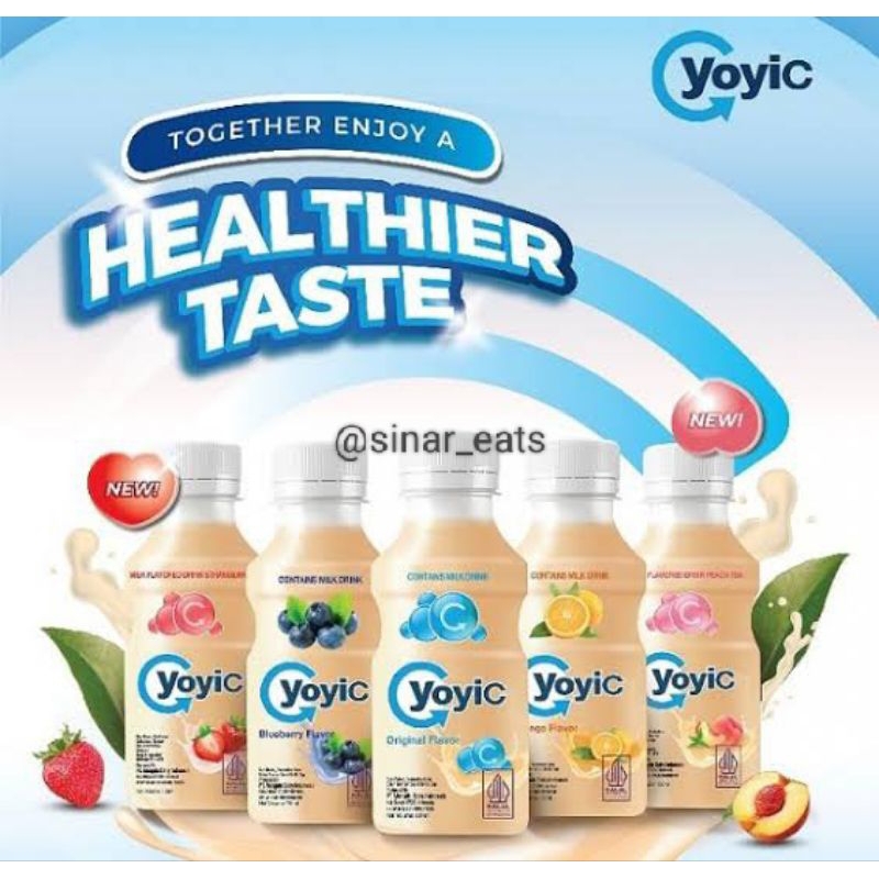 

Yoyic minuman Susu Fermentasi Blueberry Jeruk Original