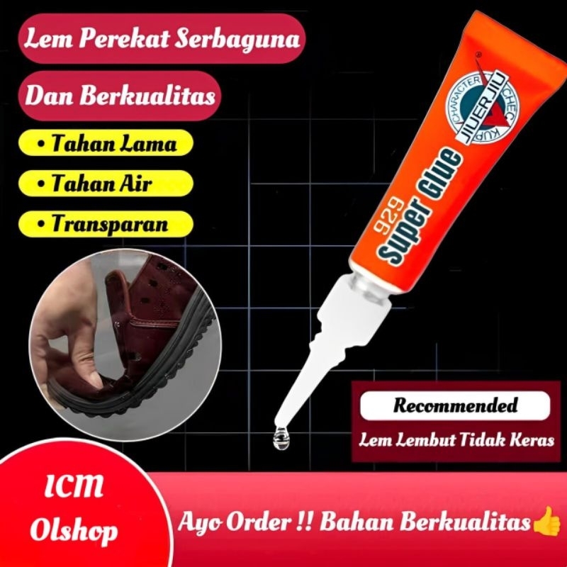 

Lem Perekat Sepatu Super Kuat/Cairan Penambal Sol Sepatu Sendal Heels/Lem Perbaikan ⭐ICM⭐