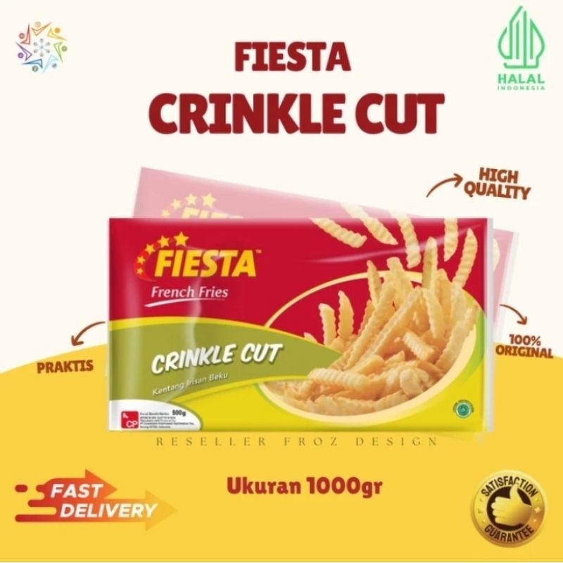 

Kentang crinkle cut