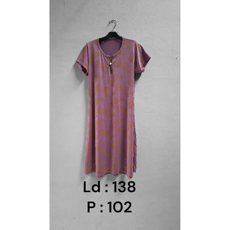 Dress Bunga Lilac PL