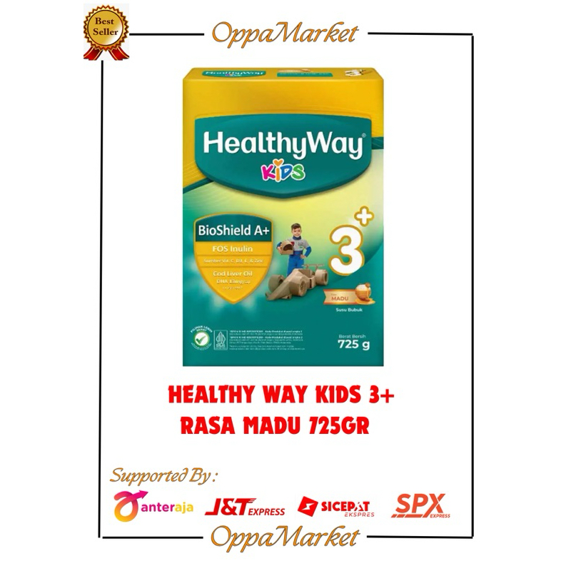 

HEALTHYWAY KIDS 3+ SUSU ANAK RASA MADU 725GR