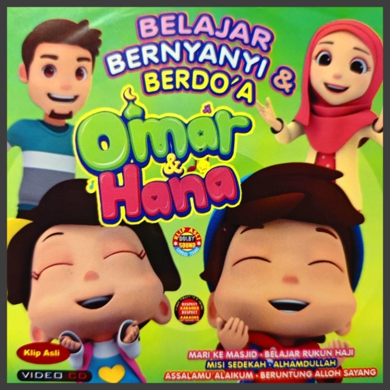 Kaset VCD Musik 21 Lagu Anak Omar & Hana Album Belajar Sambil Bernyanyi Dan Berdoa Pilihan Terlaris