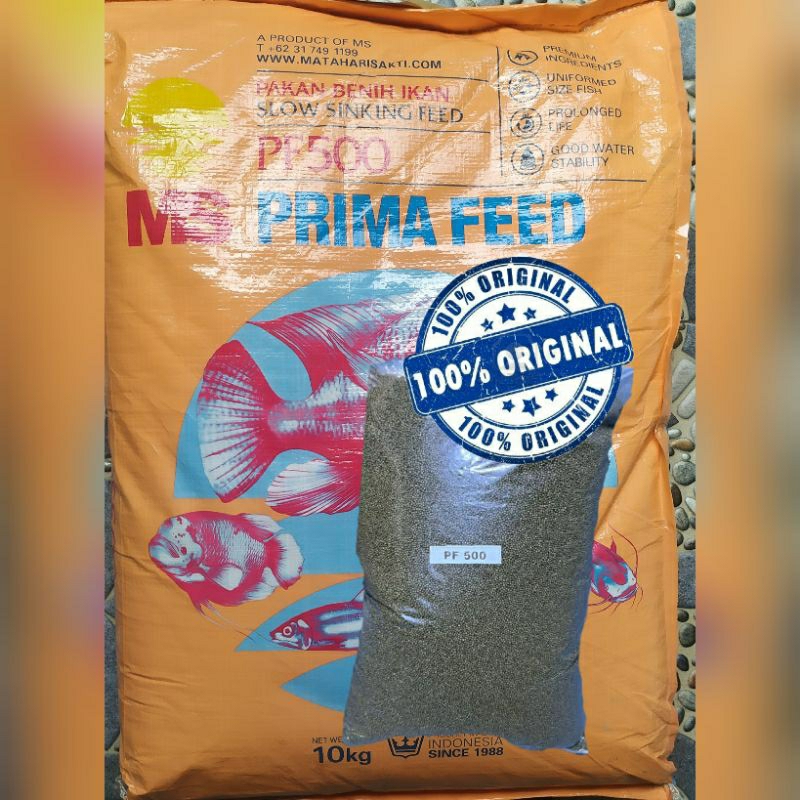 pakan goldfish pf 500 asli pf 500 original pakan lele cupang golfis tetra manfish molly