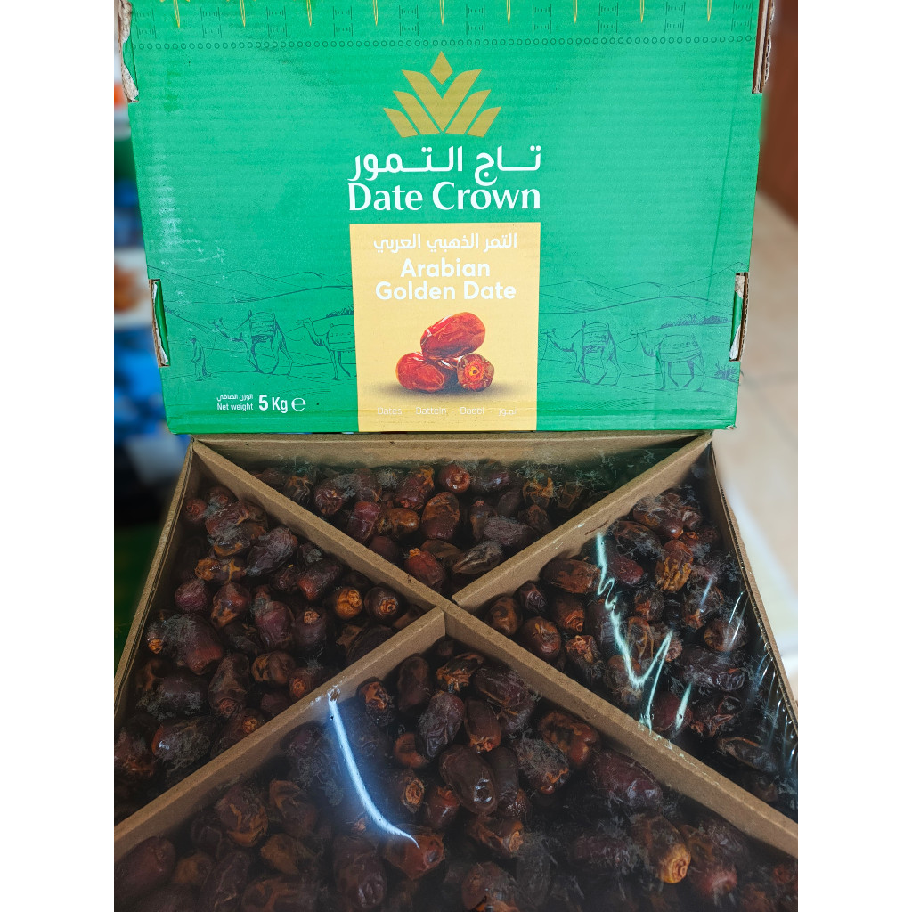 

date crown arabian golden date 5kg kurma mesir 5kg DC Golden Dates premium
