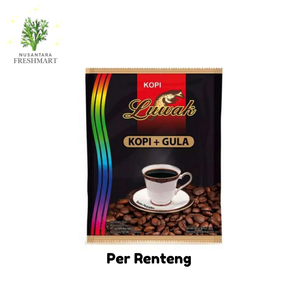 

[Nusantara Freshmart] Kopi Luwak Hitam + Gula Per Renteng (10+5)