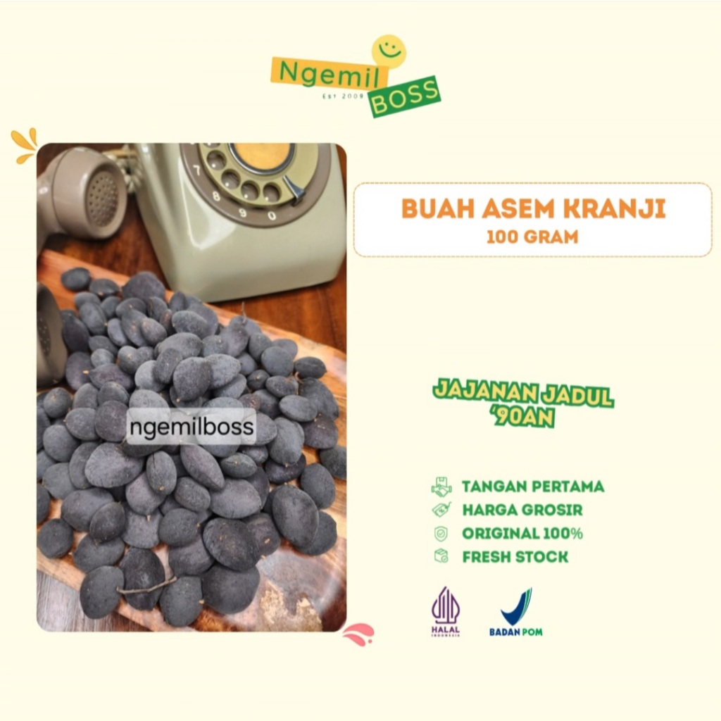 

Ngemil Boss - Buah Asem Kranji Jadul - 100gr
