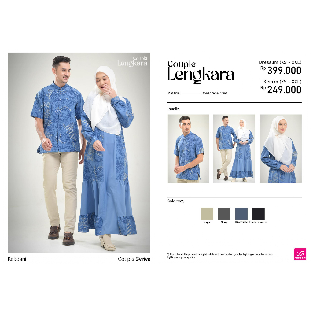 COUPLE SET RABBANI LENGKARA / COUPLE LENGKARA RABBANI
