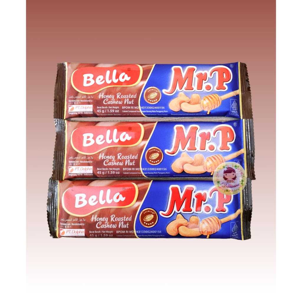 

ECERAN Mr.P Bella Honey Roasted Cashew Nut 45gr ( SCP )