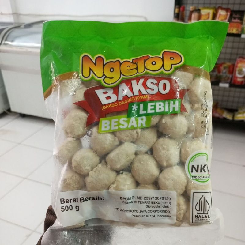 

Ngetop Bakso Daging Ayam Besar 500g