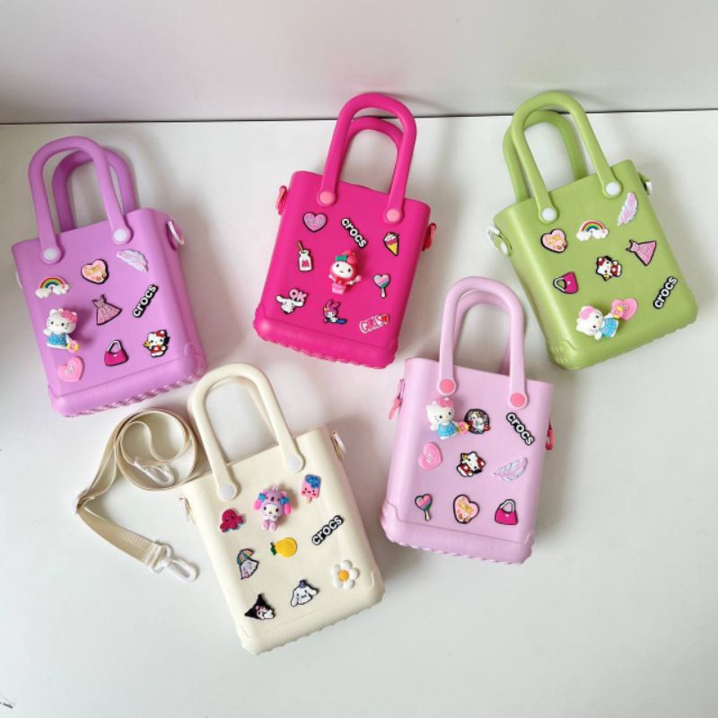 Tas Jelly Wanita Mini - Crocsbags - Tas Wanita Mini - Handbag n Slingbag