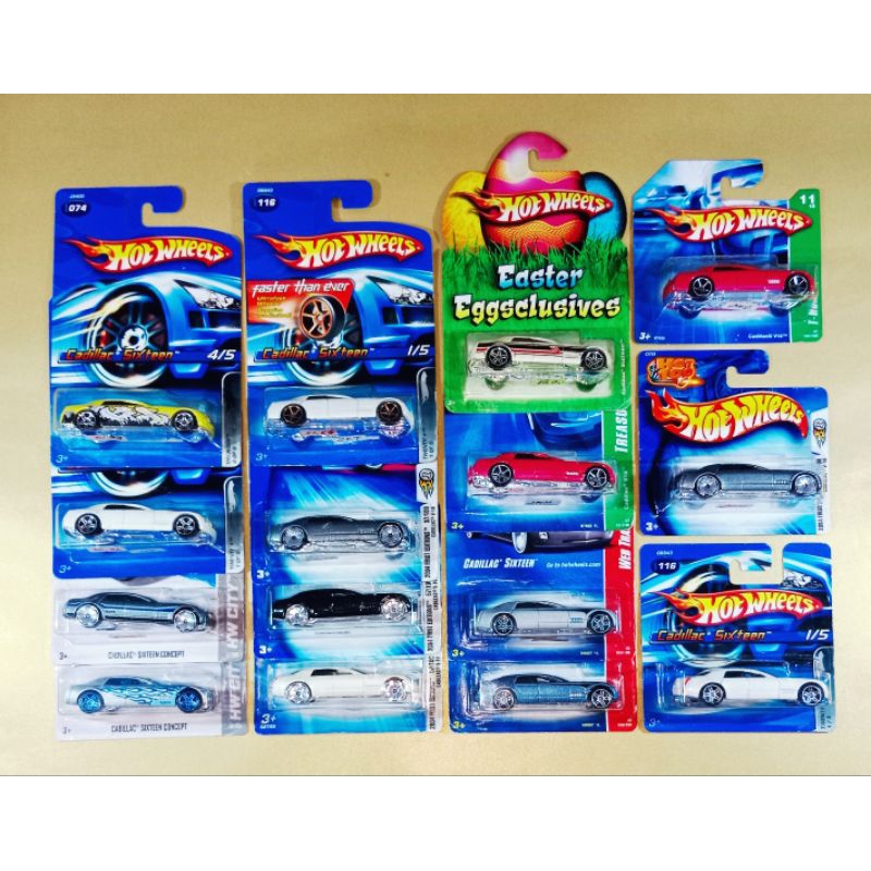 CADILLAC 16 - Hot Wheels CADILLAC SIXTEEN - 15 VARIAN , Mobil Balap & Koleksian