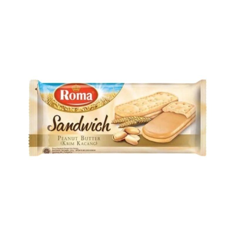 

Roma Biscuit Sandwich Peanut Butter 189G