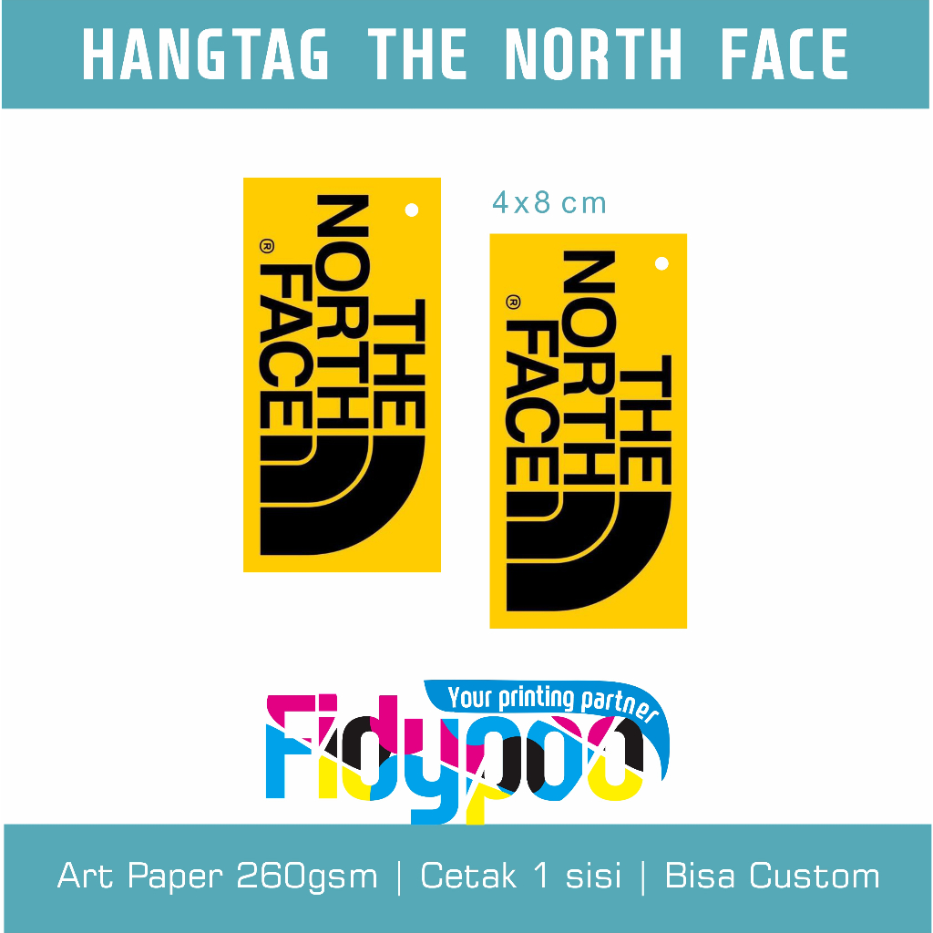 

Hangtag The North Face // Hangtag label // Label TNF