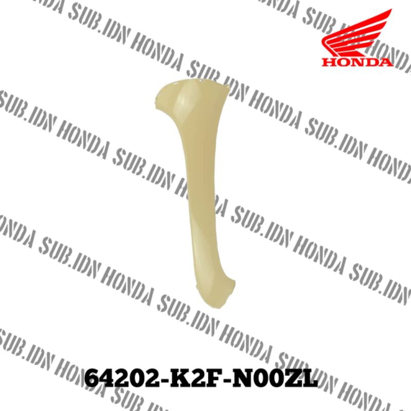 Cover Depan Kiri Cream Honda Scoopy K2F 64202K2FN00ZL