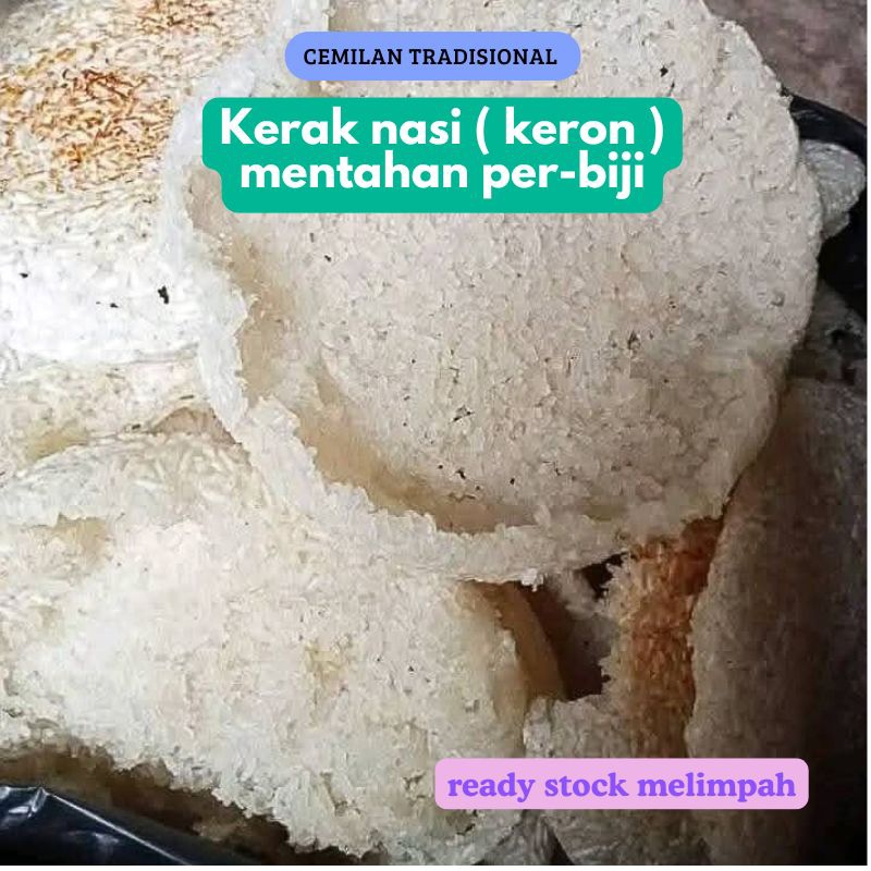 

kerak nasi keron per-biji / intip nasi per-biji/ ready stock