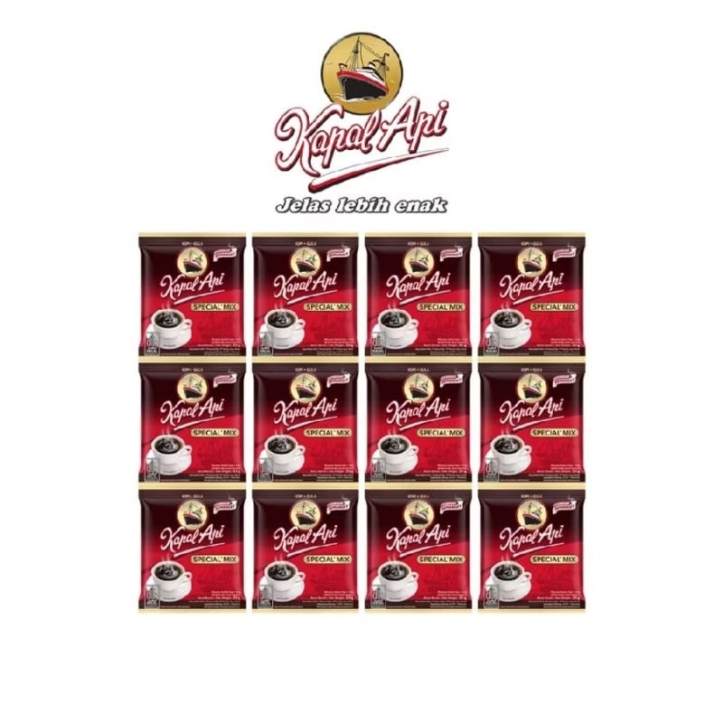 

Kapal Api Special Mix Kopi Instan [24 gr/120 sachet/ Dus]