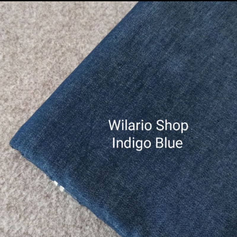 [BGU.15Ag21d] Kain Denim Tipis / Bahan Kain Jeans Denim chambray