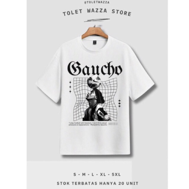 kaos bola pria | Ronaldinho Gaucho | Kaos Sablon