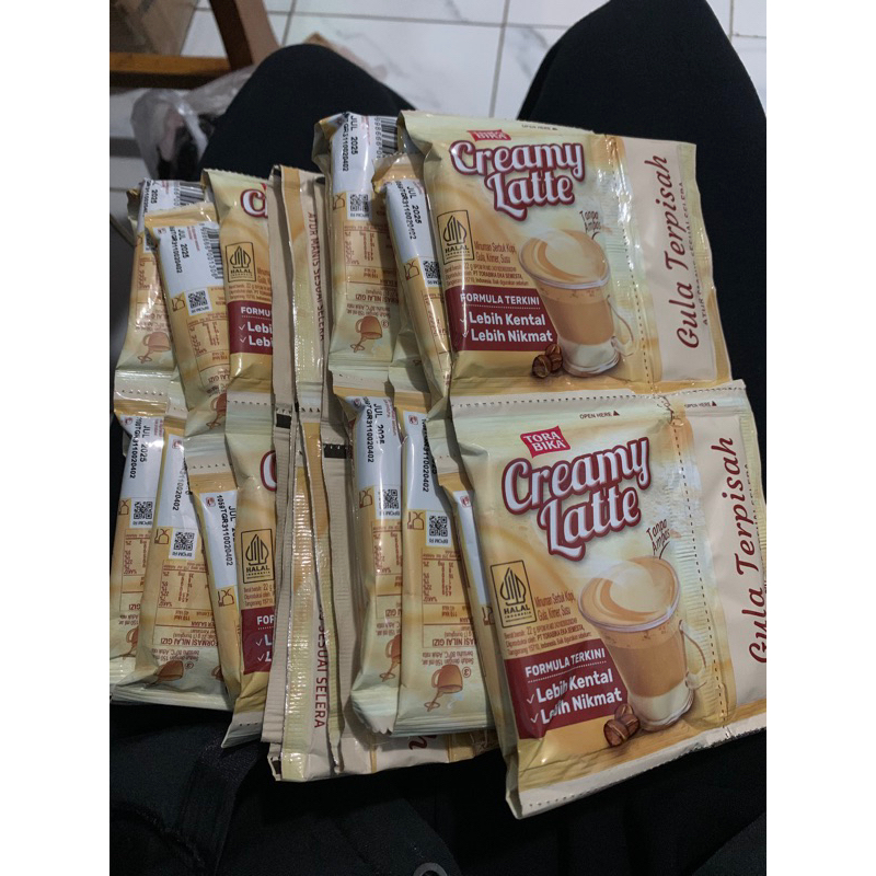 

Kopi Torabika creamy latte creamylatte 25g 1 renceng 10 sachet