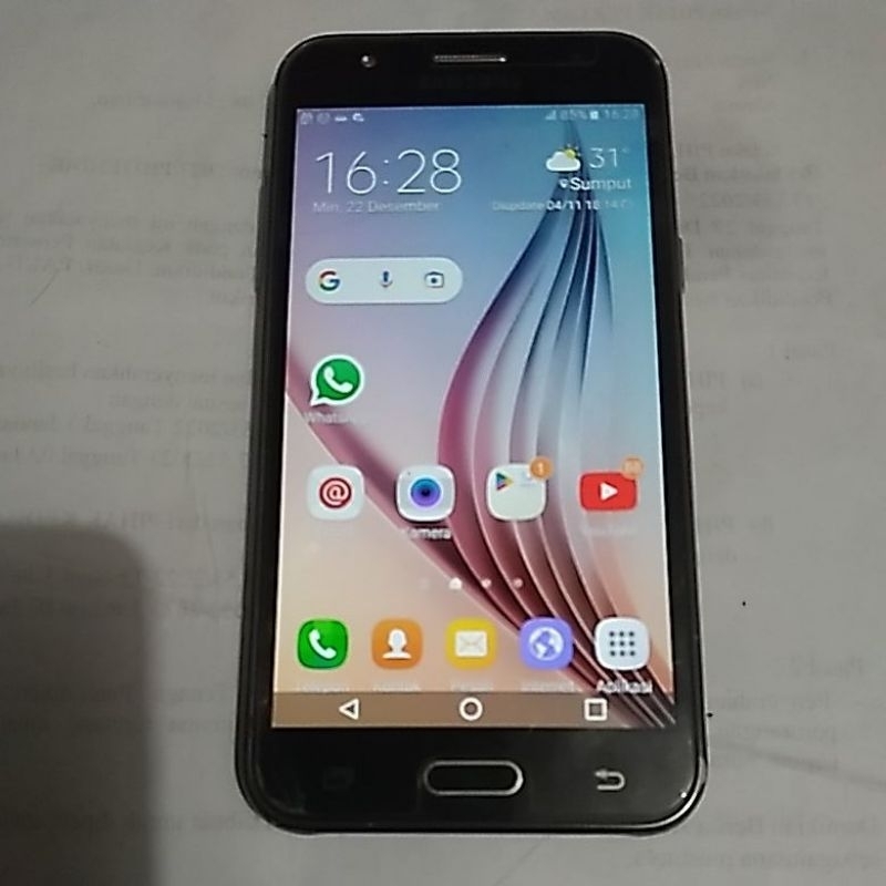 LCD+TC+FRAME TATAKAN+PENUTUP FRAME+BACKDOR HP SAMSUNG J5(J500G) NORMAL COPOTAN ORIGINAL.