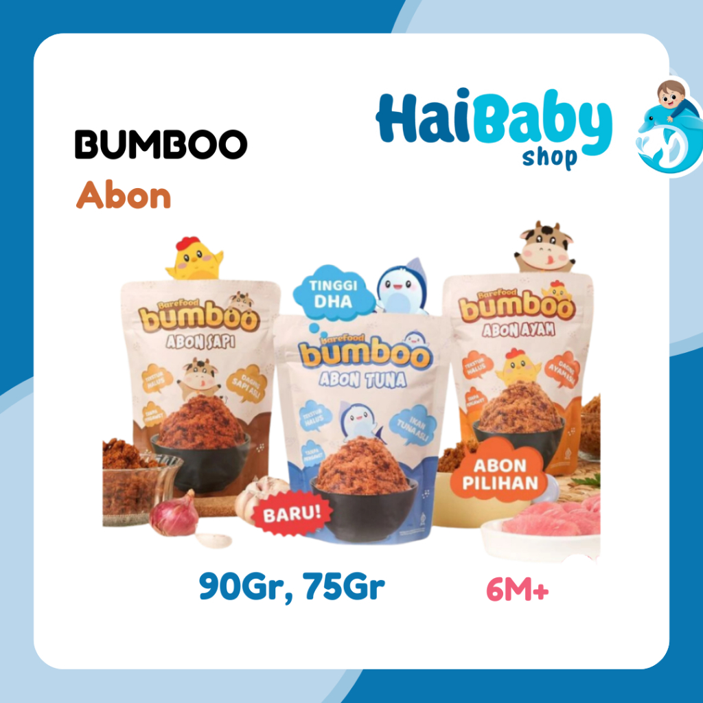 

BUMBOO Abon Asli - Tekstur Lembut MPASI Si Kecil - Sumber Protein - Tanpa MSG - Tanpa Pengawet