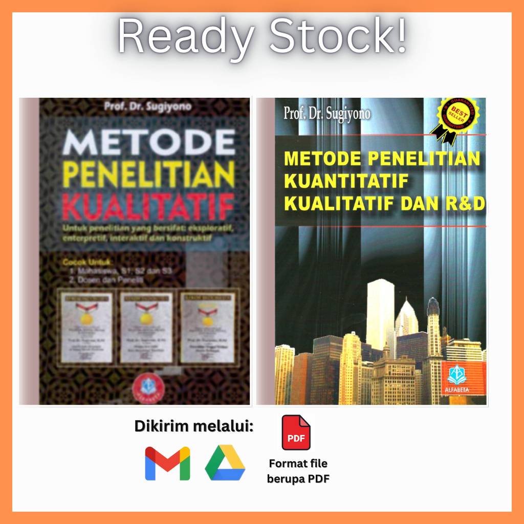 Buku Metode Penelitian Kualitatif & Kuantitatif Tahun 2013 & 2022 by Sugiyono