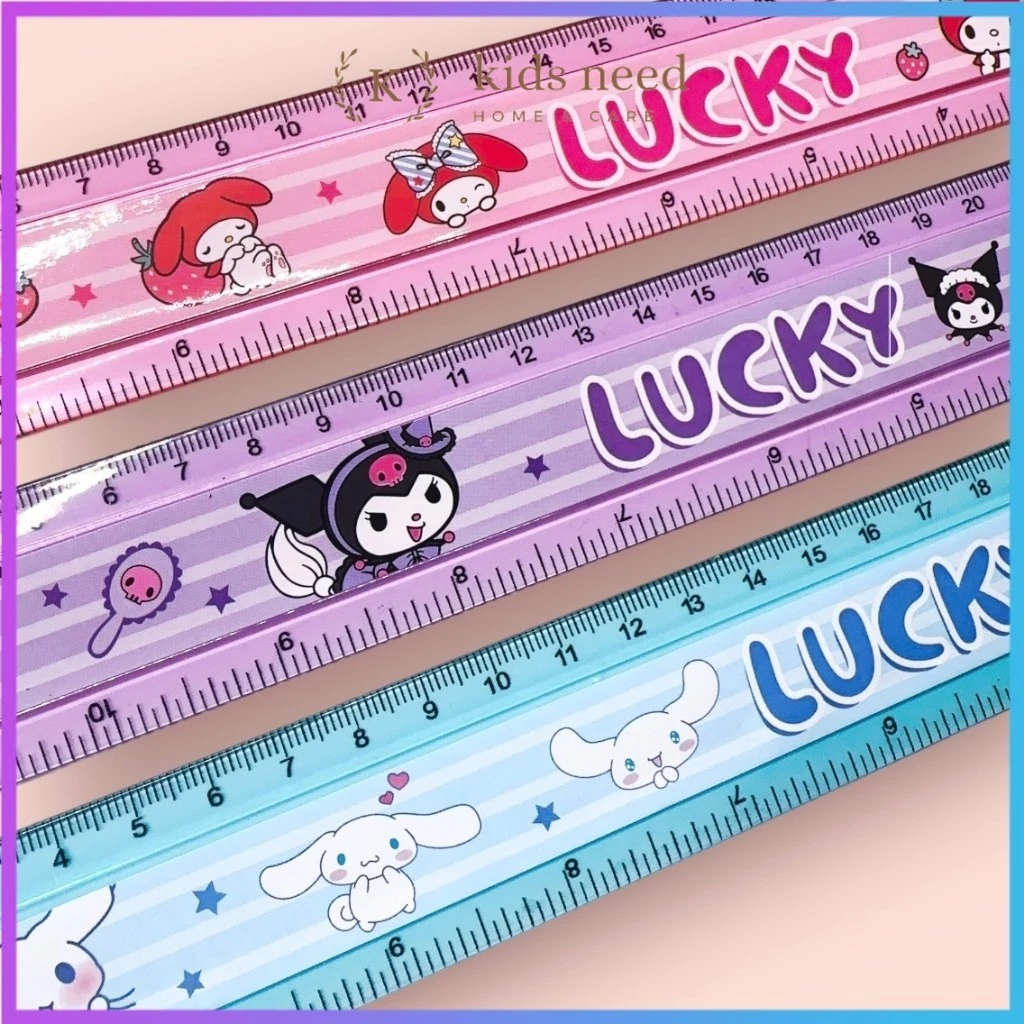 

Penggaris Sanrio 30cm / Penggaris Karakter Kuromi Cinnamorol My Melody 30cm / Ruler 30cm