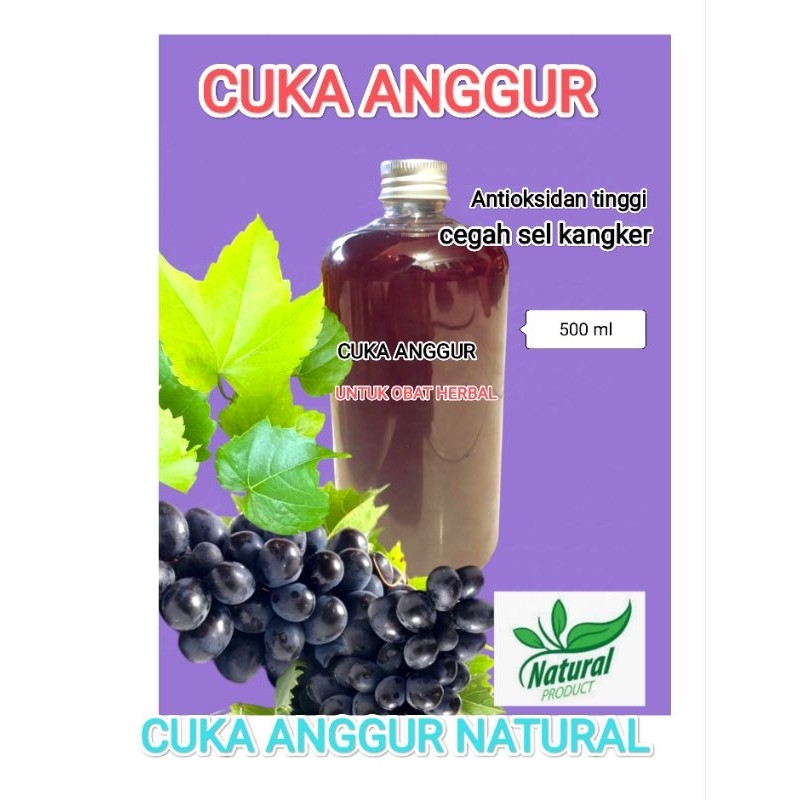 

Cuka anggur herbal 500 ml