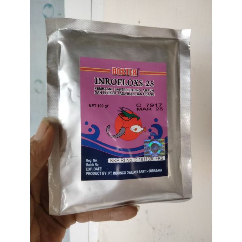 INROFLOXS 25 BOSTER SERBUK 100 GRAM