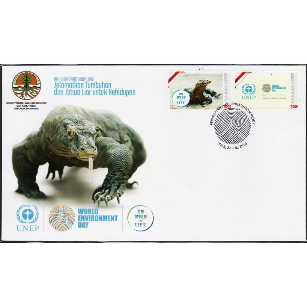 

Perangko Filateli M118 Indonesia Sampui Peringatan 22.07.2016 World Environment Day