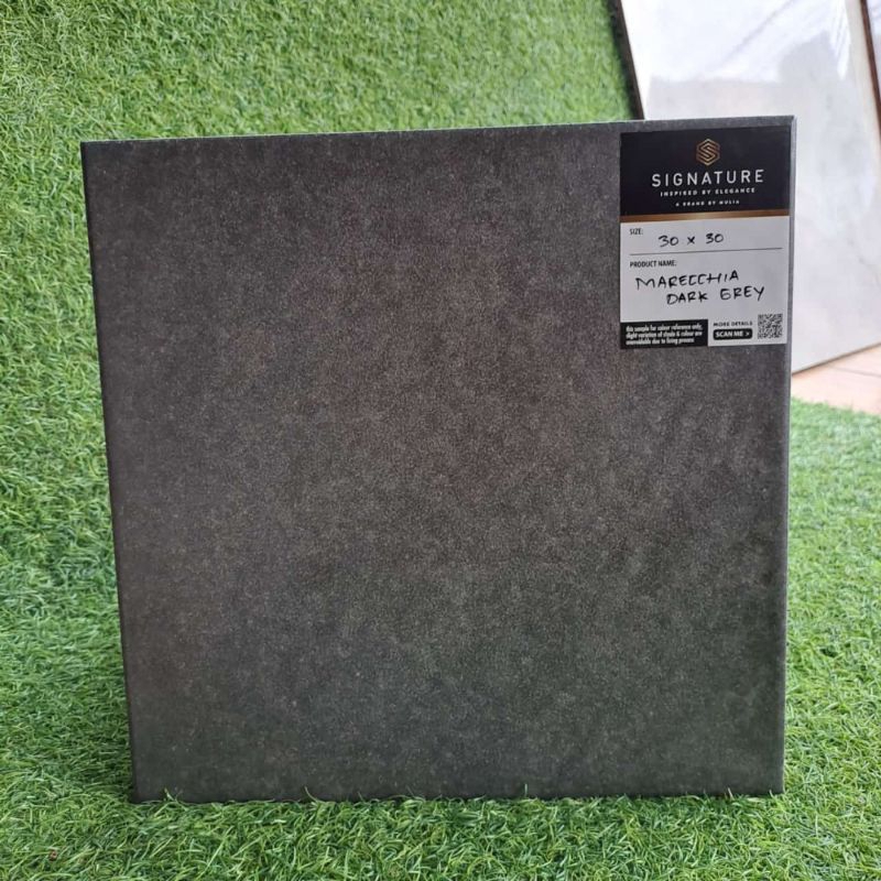 Keramik lantai 30x30 rastic marecchia dark grey