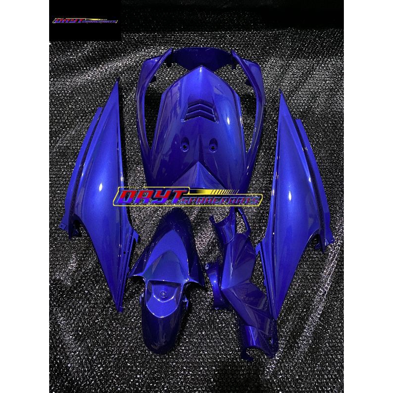 COVER BODY HALUS HONDA BEAT KARBU WARNA COSTUM SILVER & BIRU CANDY, BODY FULL SET BEAT KARBU TAHUN 2