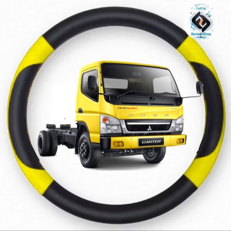 sarung stir canter,cover stir mobil,bungkus stir truk canter,dyna,dutro,ragasa,Giga,L300  Size (L) 4