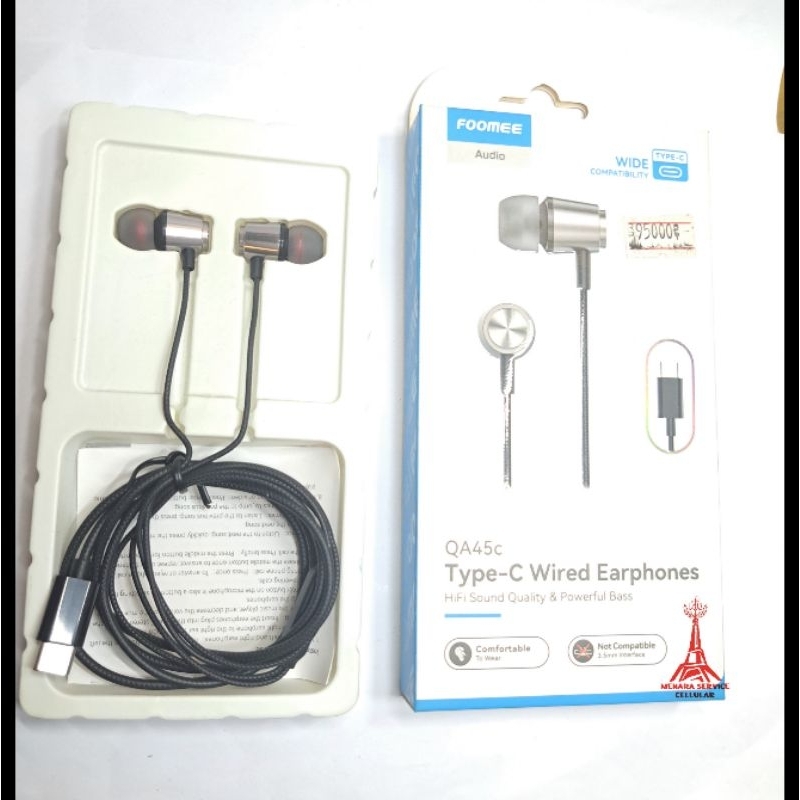 Foomee Wired Earphones Type-C QA45c
