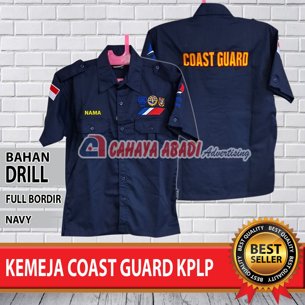 Kemeja KPLP Coast Guard Baju KPLP Coast Guard Seragam Coast Guard