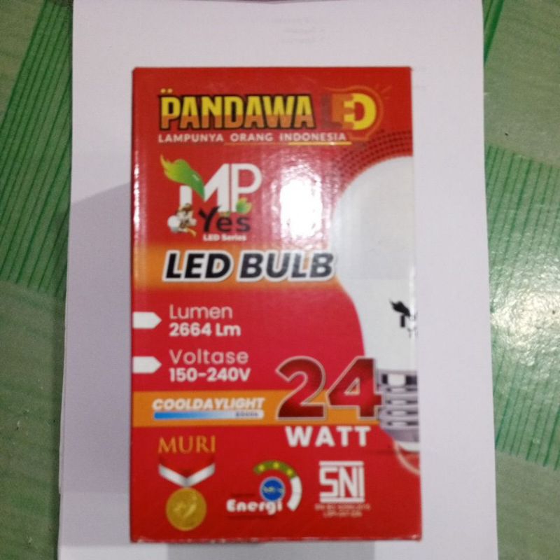 LAMPU LED 24 WATT BULB KWALITAS SNI