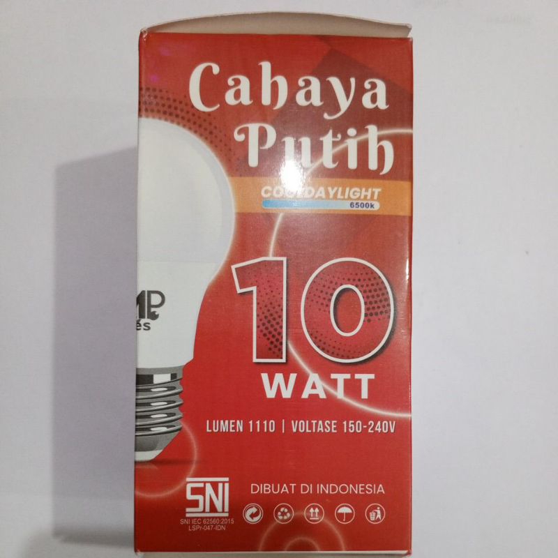 LAMPU LED 10 WATT BULB KWALITAS SNI