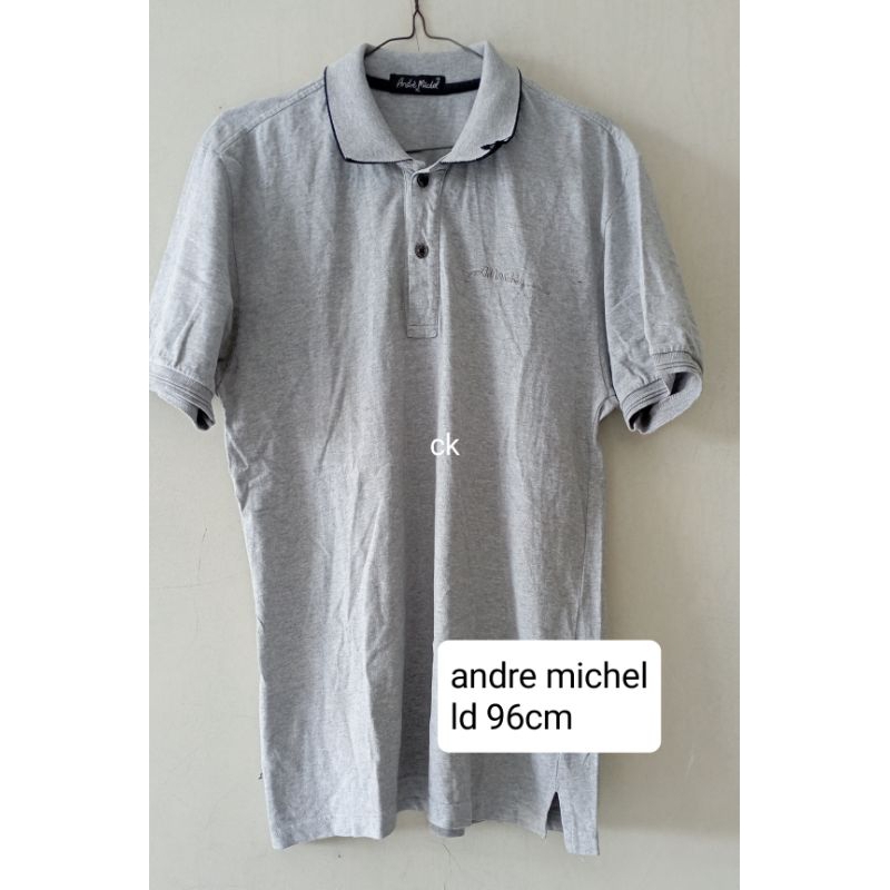 PL atasan kaos polo hem pria